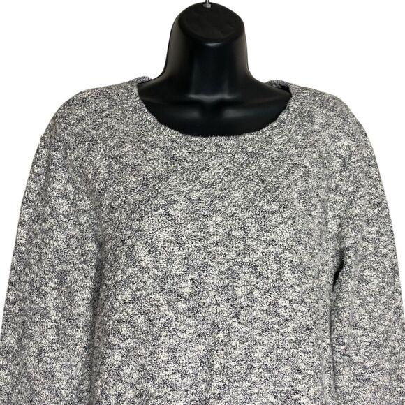 LL Bean Signature Sweater Womens M Ragg Cotton Linen Neutral Minimalist Casual - Picture 5 of 11